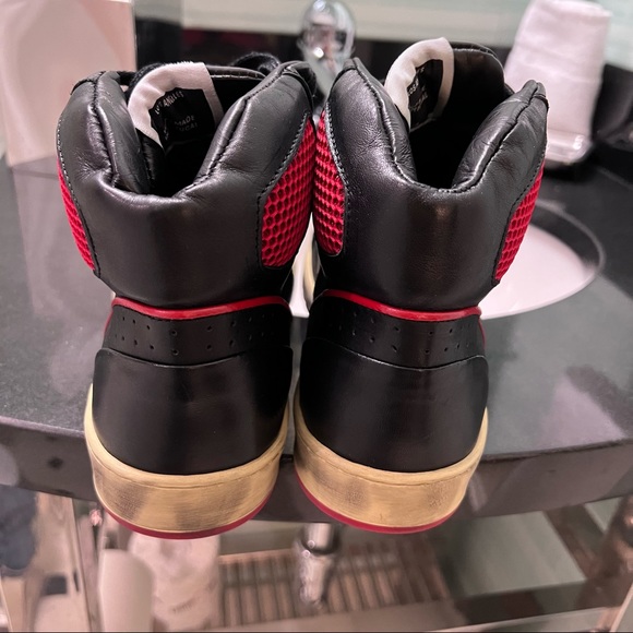 Ales Grey Hi top leather sneakers - Picture 4 of 15